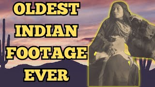 Oldest Native American Footage in History Rare Photos as a Bonus [upl. by Adnelg]