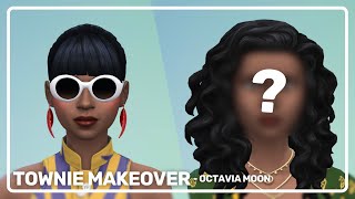 Octavia Moon  The Sims 4  Townie Makeover [upl. by Liatrice543]