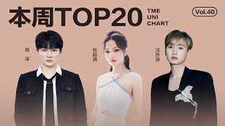 【一周TOP20】腾讯音乐由你榜第38期TOP20歌曲全新来袭周深 《虚构》《心同此愿》黄龄 《免我蹉跎苦》還有更多新歌等你來聽｜騰訊音樂雲頻道 [upl. by Harras]