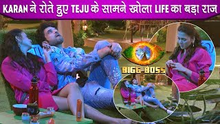 Bigg Boss 15 Live Update Karan Reveals His Big Secret To Tejasswi Eyes Filled With Tears  Tejran [upl. by Yelena]