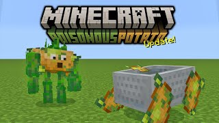 BRAND NEW POISONOUS POTATO MINECRAFT 121 UPDATE FREE DOWNLOAD [upl. by Essilem449]