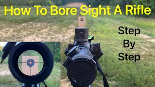 How To Bore Sight A Rifle  Step By Step With Pictures [upl. by Yanttirb729]