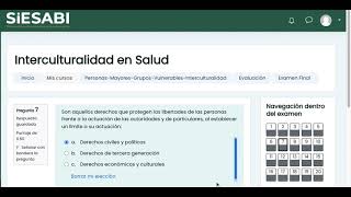 Interculturalidad en Salud 2024 Curso SiESABI Evaluacion Final Version 3 [upl. by Rodney]