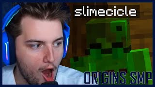 Slimecicle joins the Origins SMP Sneegsnag [upl. by Klos]