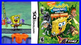 SpongeBob SquarePants featuring Nicktoons Globs of Doom Gameplay Nintendo DS [upl. by Ambros]