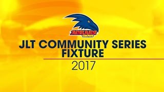 Crows 2017 JLT Community Series Fixture [upl. by Karin285]