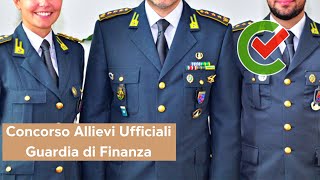 Concorso Allievi Ufficiali Guardia di Finanza 2023 – 69 posti – Anche per civili diplomati [upl. by Idnerb]