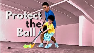 TIPS on HOW to Shield the BALL  Floorball [upl. by Kaycee]