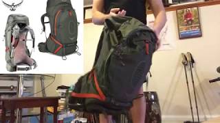 Osprey Atmos 65 AG Gear Review Post AT Thru hike [upl. by Atekram]