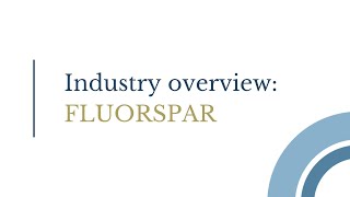 ARES Strategic Mining  A complete overview of the fluorspar industry [upl. by Caye]