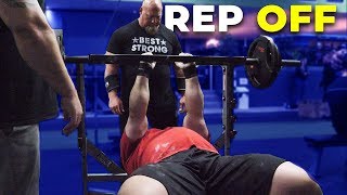 BENCH PRESS REP COMPETITION WITH EDDIE HALL ROBERT OBERST amp NICK BEST [upl. by Osnofledi]