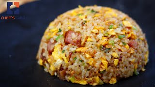 Fried Rice Recipe Traditional Japanese Style  炒飯 [upl. by Leahcir]