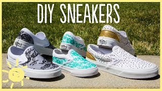 DIY  Lace Sneakers Cute and Easy [upl. by Bowen]