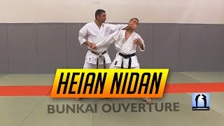 Bunkai Heian Nidan  Karate  séquence douverture [upl. by Edylc]