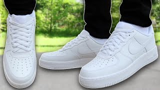 How To Diamond Lace Nike Air Force 1s  Featuring ‘AF1 Lows’ BEST WAY [upl. by Laird]