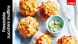 Freezable zucchini breakfast muffins [upl. by Dib]