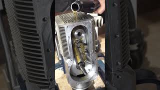 Rotary Valve Engine built from scratch It works [upl. by Itram]