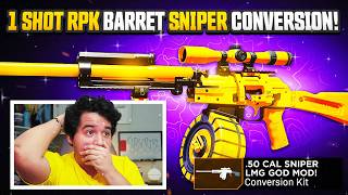 NEW 1 SHOT quot50 CAL SNIPER RPKquot CONVERSION LOADOUT in MW3 💥 Best RPK Class Setup JAK Cataclysm Kit [upl. by Jacobsen]