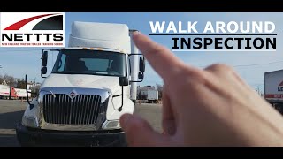 NETTTS CDL PRE TRIP  WALK AROUND INSPECTION [upl. by Lenssen743]