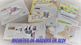 JUGUETES MADERA EN ALDI JuguetesenAldi [upl. by Alamat]