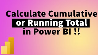 How to Calculate Running Total  Cumulative total over Years and Months in PowerBI  MITutorials [upl. by Turnbull306]