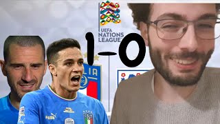 Highlights Italia 10 Inghilterra Nations League telecronacalivereactionsintesinationsleague [upl. by Analra]