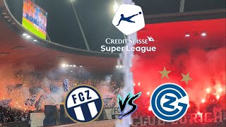 FCZ🦁 vs GC🦗  Stadionvlog  SÜDKURVE PYRO SHOW🤩😮 283 Zürcher DERBY🤯  VLOG 25 [upl. by Aihsyn]