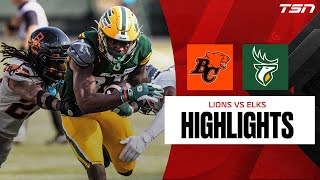 BC Lions vs Edmonton Elks  CFL HIGHLIGHTS Week 10 [upl. by Hyatt135]