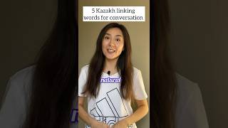 5 linkers for national Kazakh conversation kazakhlanguage kazakhp kazakhculture learnkazakh [upl. by Weinman]