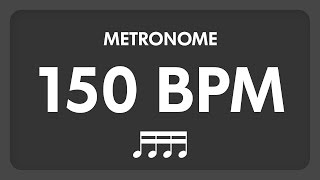 150 BPM  Metronome  16th Notes [upl. by Tammi]