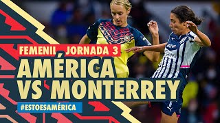 🔴 EN VIVO América Vs Monterrey  Femenil [upl. by Zeralda]