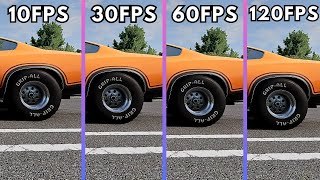 FPS Comparison in Gaming  10 FPS VS 30 FPS VS 60 FPS VS 120 FPS [upl. by Bamford661]