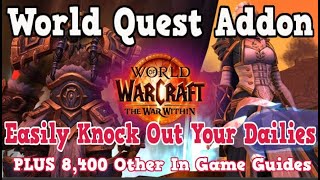 WoW War Within World Quest Addon [upl. by Tonia]