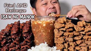 ISAW NG MANOK  FILIPINO STREETFOOD  MUKBANG PHILIPPINES [upl. by Nnaed603]