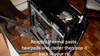 Fixing a graphics card using oven 8800GTX [upl. by Delcine]