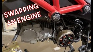 Swapping an Engine on the Venom Motorsports x20x21 [upl. by Nnylyrehc]