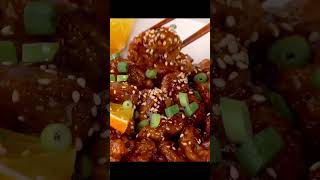 Crispy coated tossed in homemade orange stir fry sauce Tasty and healthier recipe [upl. by Ybbil]