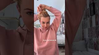 fettige Haare 🩷 Sleek Bun Tutorial MavieNoelle [upl. by Kurr429]