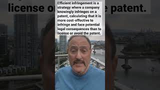 Definitions What is quotEfficient Infringementquot innovation patent efficientinfringement [upl. by Nelyak821]