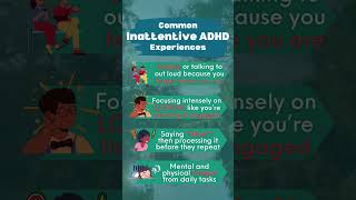 Common Inattentive ADHD Experiences [upl. by Miun]