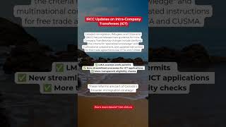 IRCC 2024 Updates Streamlined LMIAExempt Work Permits for IntraCompany Transferees ICT  CIKH [upl. by Naraj]