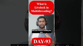 What is Livelock in Multithreading java interview interviewtips [upl. by Nitsid]