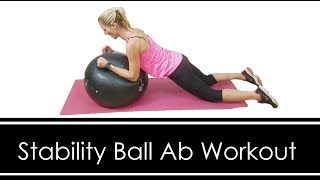 STABILITY BALL AB WORKOUT FULL 12 MINUTES [upl. by Veradia406]