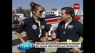 La Escuadrilla de Alta Acrobacia Halcones en el quotBuenos Días a Todosquot de TVN [upl. by Ahael530]