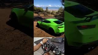 CHEVROLET CAMARO ZL1 1LE 2018  Forza Horizon 5  Steering Wheel Gameplay shorts [upl. by Enilhtak]