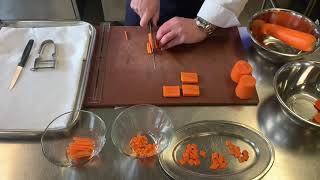 Classic Vegetable Cuts Know the Basics [upl. by Eisenstark]