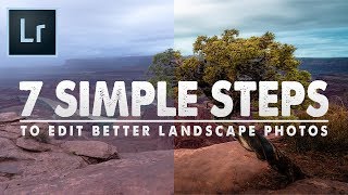 7 BEGINNER Steps to EDIT BETTER Landscape PHOTOS in Lightroom [upl. by Korella942]