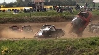 StockCar Rennen Grimmen Trabant Samstag Vormittag Mai 2014 [upl. by Naamana]