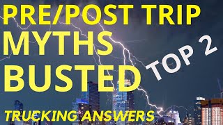 PreTrip PostTrip myths BUSTED by looking at FMCSA regulations [upl. by Erlond]