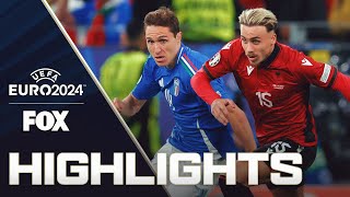 Italy vs Albania Highlights  UEFA Euro 2024 [upl. by Nesnaj]